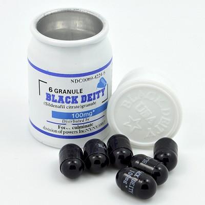 美國黑神USA BLACK DEITY男性口服壯陽補腎增硬助勃生精延時藥丸 6顆/罐